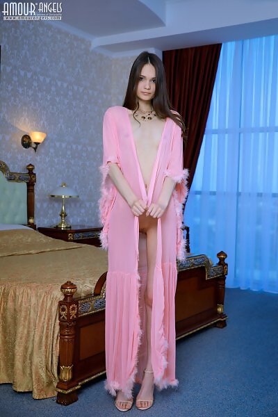 Ania in Pink Robe - 2/20 Ania in Pink Robe from Amour Angels - 2/20