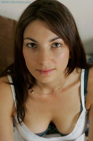 Alessandra in white cotton panties from Abby Winters - 5/16