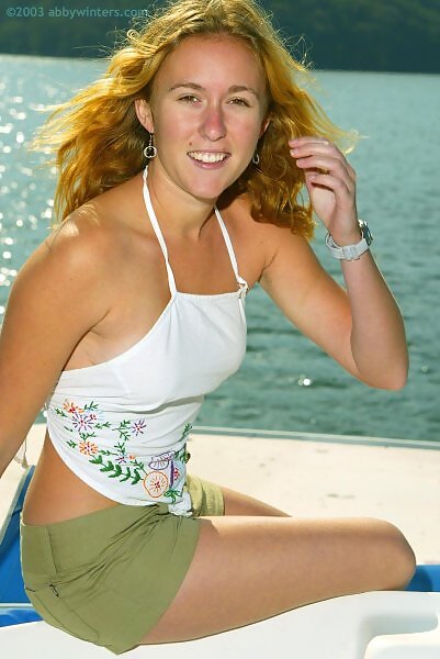 Bev naked on a boat - 1/16 Bev naked on a boat from Abby Winters - 1/16