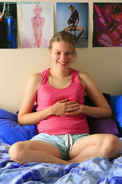Lena's suckable pink nipples from Abby Winters - 1/16
