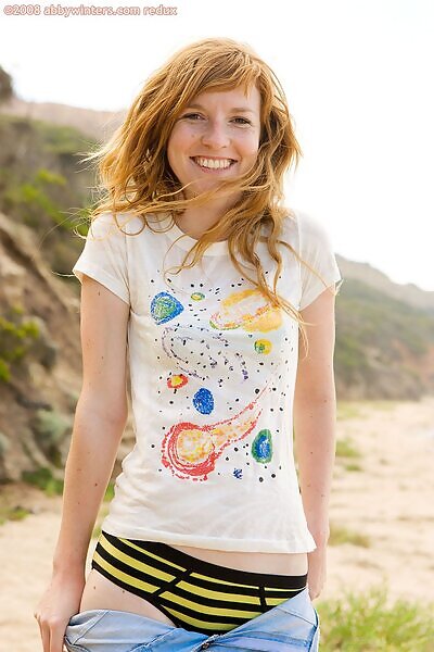 Noelle in meaty pussy at the beach - 3/16 Noelle in meaty pussy at the beach from abbywinters.com - 3/16