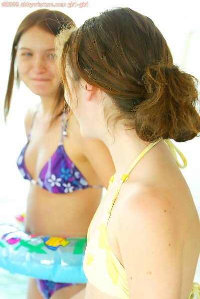 Six girl wrestling naked in the water from Abby Winters - 5/16