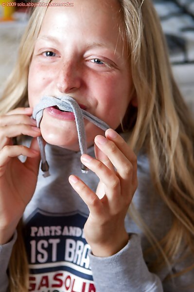 Alena in blue underwear - 4/16 Alena in blue underwear from abbywinters.com - 4/16