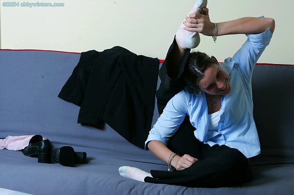 Christiana pulls her panties aside from abbywinters.com - 2/16