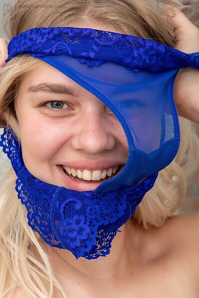 Denise D pulls down her jean shorts - 12/20 Denise D pulls down her jean shorts from abbywinters.com - 12/20