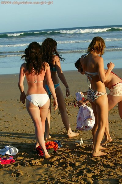 Four girls at the beach - 2/16 Four girls at the beach from abbywinters.com - 2/16
