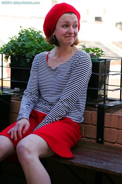 Judy in a red dress from abbywinters.com - 2/16