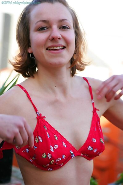 Judy in a red dress from abbywinters.com - 6/16