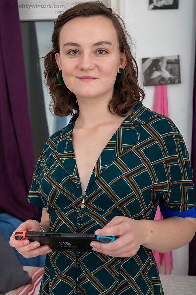 Katia D in a blue thong from abbywinters.com - 1/21