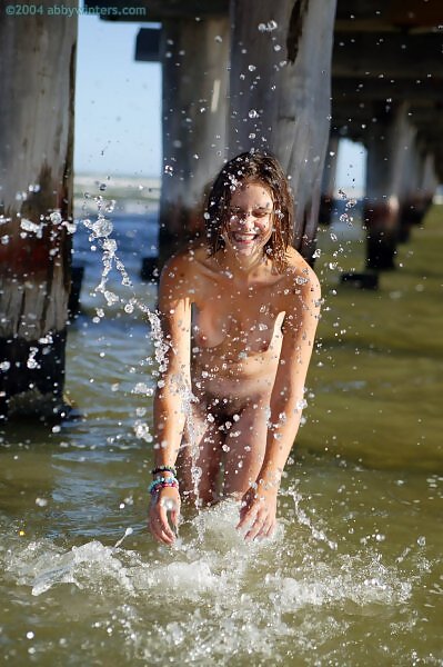 Lucy H shows off her wet bush - 15/16 Lucy H shows off her wet bush from abbywinters.com - 15/16