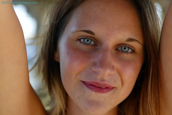 Lucy H shows off her wet bush from abbywinters.com - 6/16