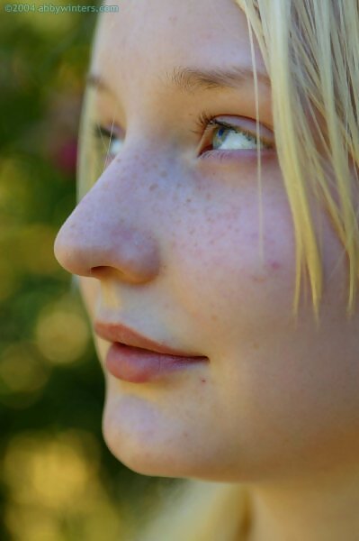 Macy lifts up her dress from abbywinters.com - 6/14