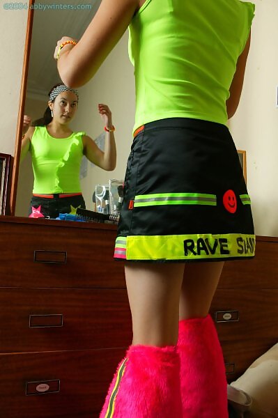 Marcella in a rave outfit - 1/16 Marcella in a rave outfit from abbywinters.com - 1/16