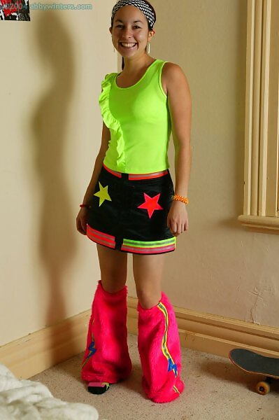 Marcella in a rave outfit - 3/16 Marcella in a rave outfit from abbywinters.com - 3/16