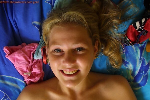 Sally exposes her hairy pussy from abbywinters.com - 3/16