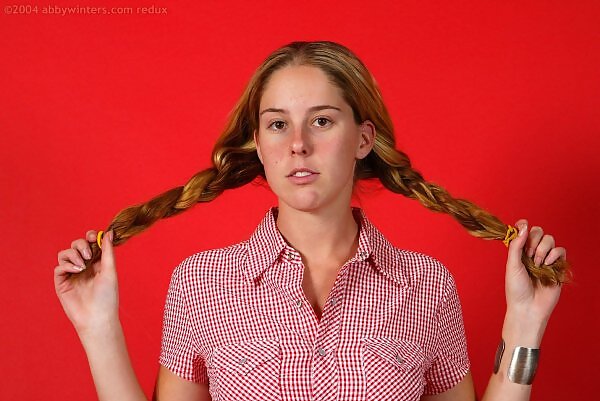 Susie pulls down her panties from abbywinters.com - 1/16