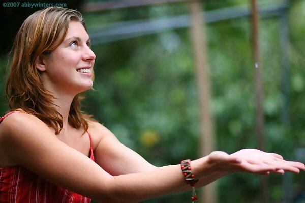 Yvette lifts up her red dress - 7/16 Yvette lifts up her red dress from abbywinters.com - 7/16