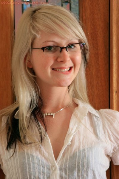 Nadia cute blonde with small tits