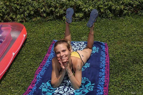 Erica Canfield in Canning Veggies from ALS Scan - 1/16