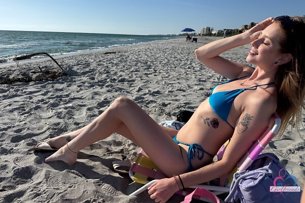 Lucy Foxx in a blue bikini from ATK Galleria - 3/20