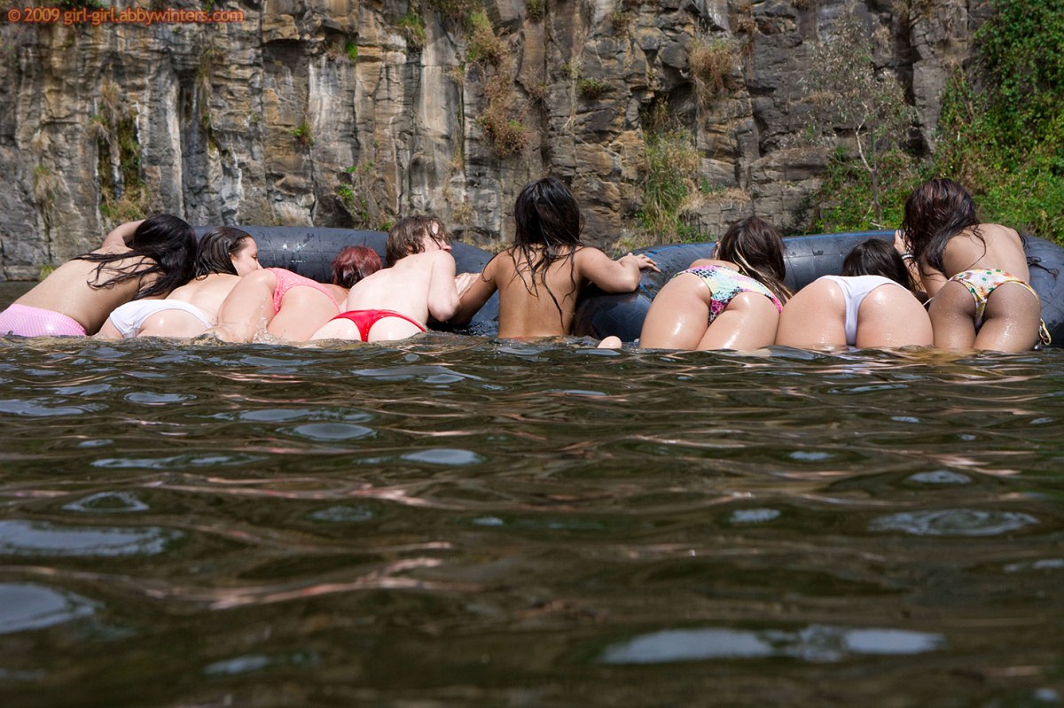 Tyre tube girls from abbywinters.com - 8 sexy naked girls river tubing at  Brdteengal