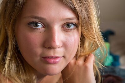 Lily V teen with puffy nipples