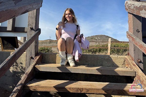 Fiona Peaches in Beach Date and Spreading Behind the Scenes from ATK Galleria - 18/20