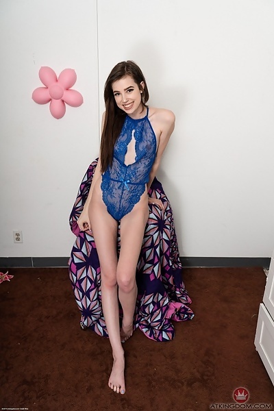 Grae Stoke blue lingerie from ATK Galleria - 1/19