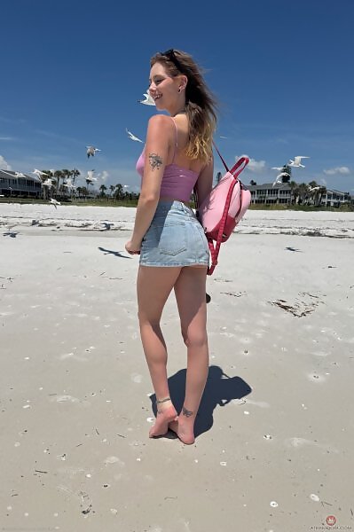 Lucy Foxx in Behind the Scenes Beach Date from ATK Galleria - 17/20