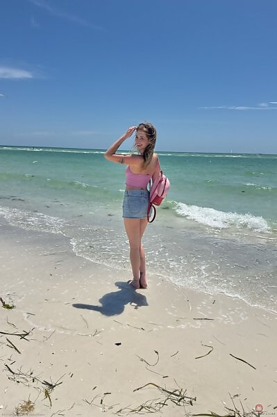 Lucy Foxx in Behind the Scenes Beach Date from ATK Galleria - 18/20