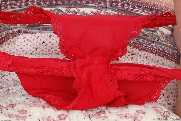 Annabel Redd red lingerie from ATK Hairy - 9/19