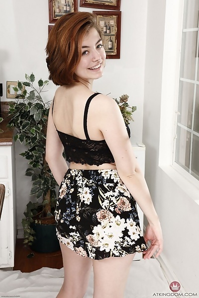 Aria Sky black bra from ATK Hairy - 2/20