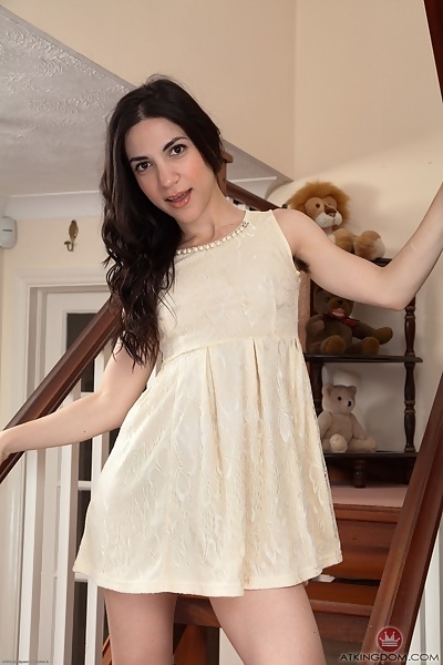 Matilda hairy spreads in staircase from ATK Hairy - 1/20