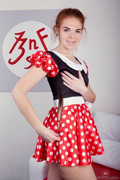 Ogil Basted ginger bush polka dot dress from ATK Hairy - 8/20