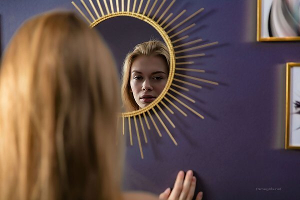 Elisa in red lingerie from Fame Girls - 7/12