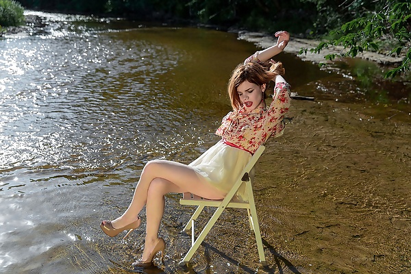 Hannah nude in a river from Fame Girls - 1/15