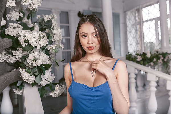 Rose blue dress from Fame Girls - 1/15