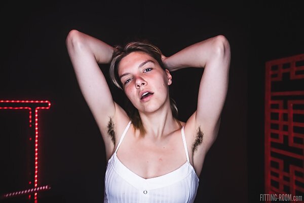 Mischa Wren in Banged Hairy Butthole from Fitting Room - 2/10