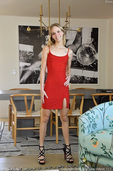 Erica in Red Dress Model from FTV Girls - 1/15