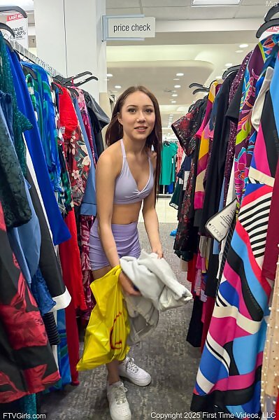 Mia in Tight Mall Wear from FTV Girls - 8/20