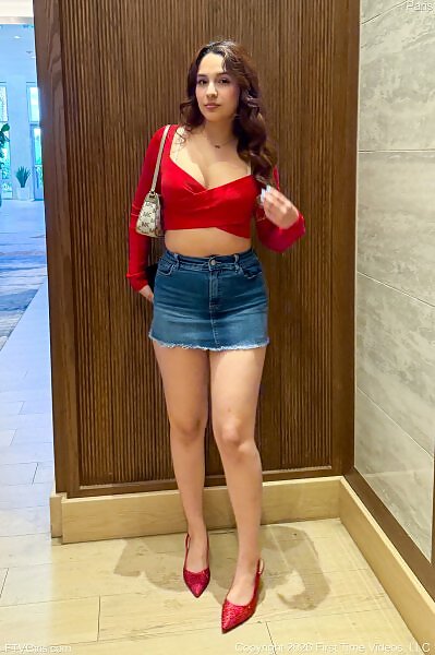 Paris in Christmas Red from FTV Girls - 1/20