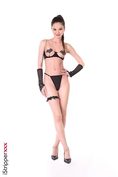 Ave Deva in Glitter Hearts from iStripper - 1/15