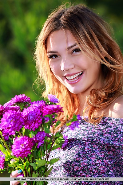 Alicia Love in Blossoming by Matiss from Met Art - 4/18