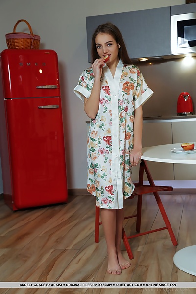 Angely Grace in Red Apple by Arkisi from Met Art - 2/18
