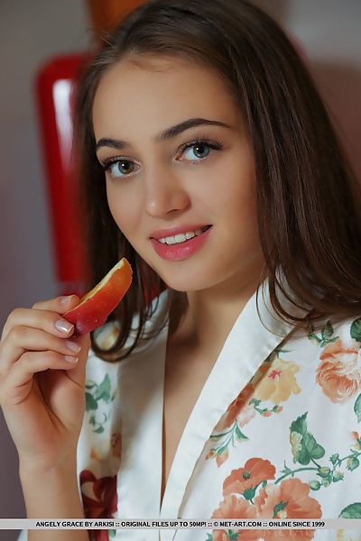 Angely Grace in Red Apple by Arkisi from Met Art - 3/18