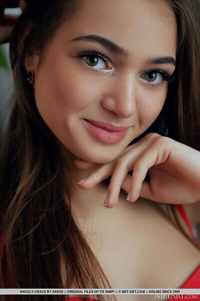 Angely Grace in Red Crop by Arkisi