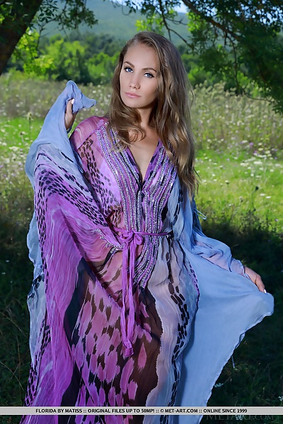 Florida in Maxi Dress by Matiss from Met Art - 3/18
