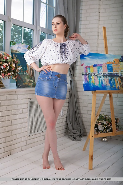 Ginger Frost in La Artista by Nudero from Met Art - 1/18