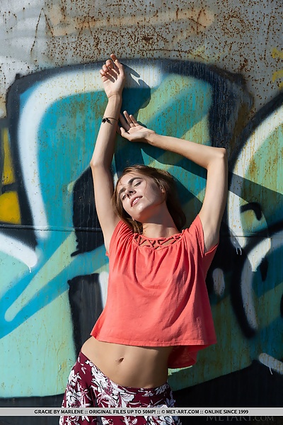 Gracie in The Water Tower by Marlene from Met Art - 5/18