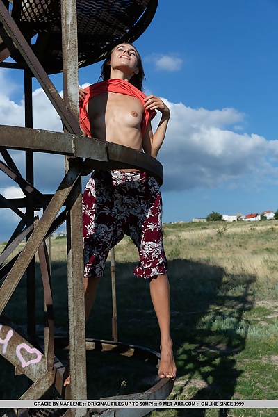 Gracie in The Water Tower by Marlene from Met Art - 7/18